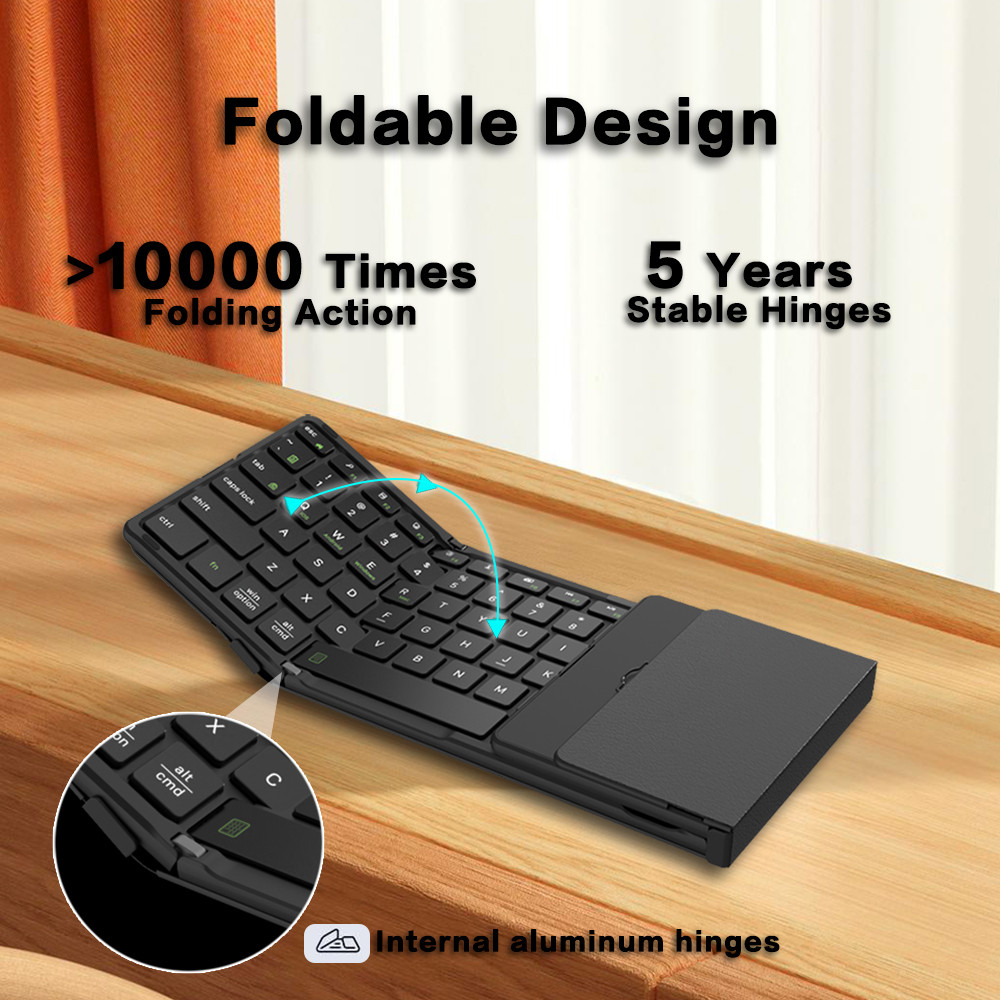 JOMAA Foldable Bluetooth Keybo - Gaming Keyboard Number Pad avaliação e preço