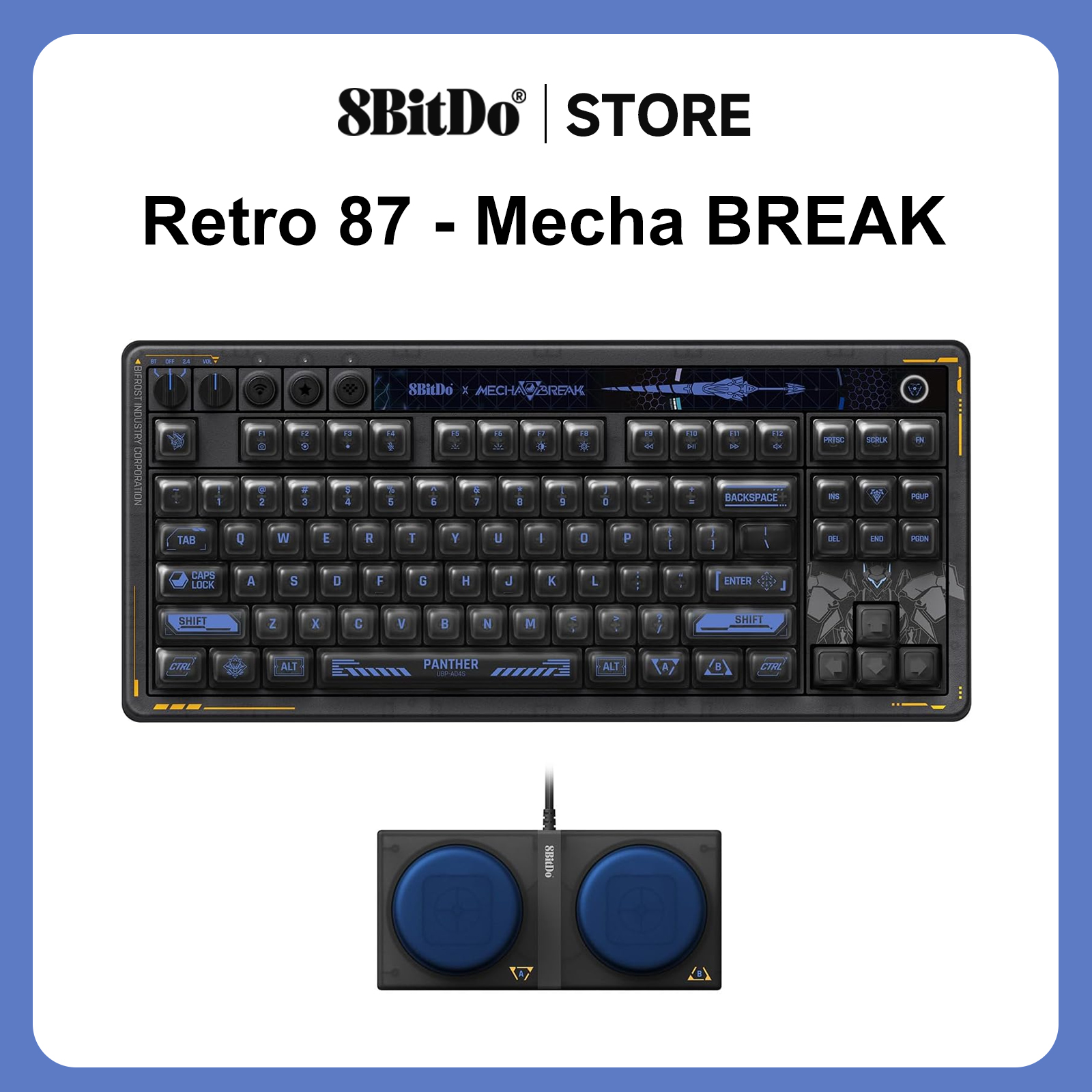 8BitDo Retro 87 Mechanical Key - Gaming Keyboard Bluetooth avaliação e preço