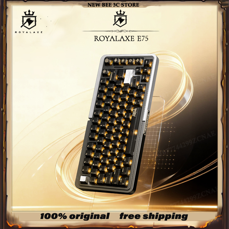 Royalaxe E75 HE Aluminum Shell - Gaming Keyboard Hall Effect Switches avaliação e preço