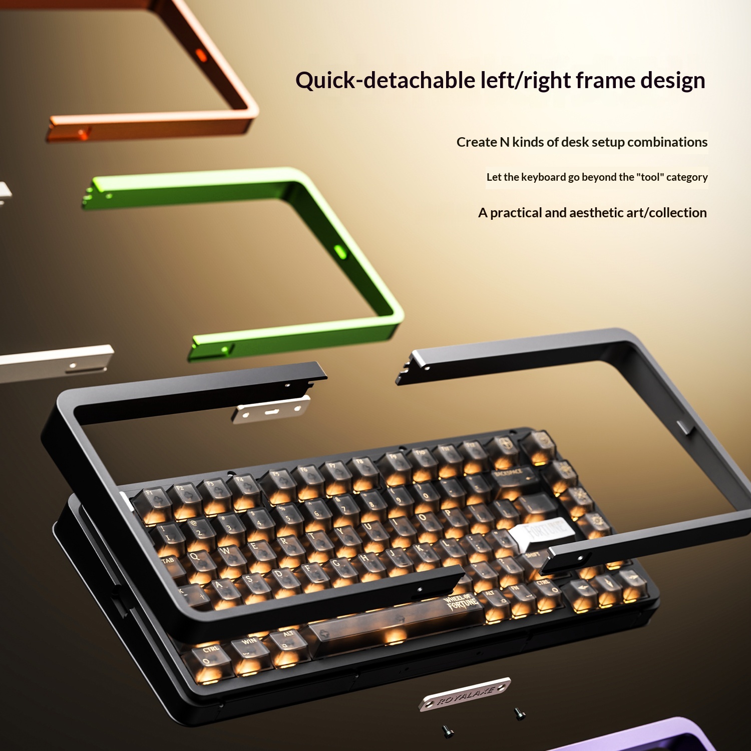 Royalaxe E75 HE Aluminum Shell - Gaming Keyboard Hall Effect Switches avaliação e preço