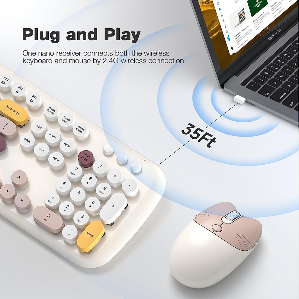 MOFII Wireless Keyboard and Mo - Gaming Keyboard Budget avaliação e preço