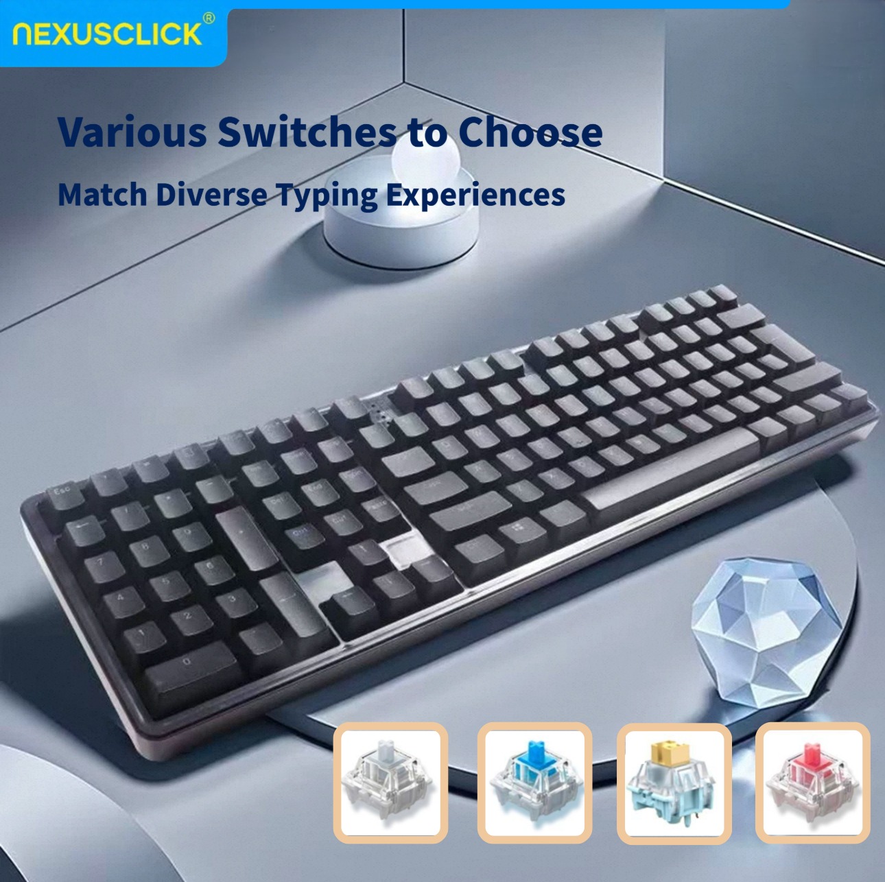 NexusClick Ergonomic Left Hand - Gaming Keyboard Number Pad avaliação e preço